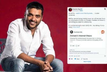 Zomato CEO Denies Employee Order Mandate and Market Share Loss Claims