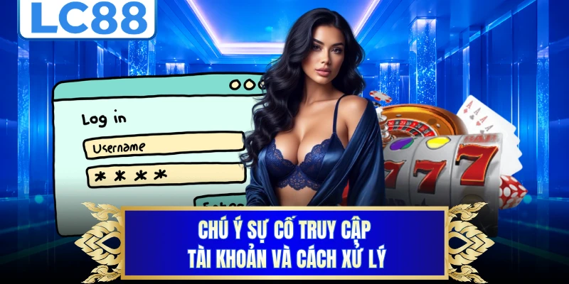 Chú ý sự cố truy cập tài khoản và cách xử lý